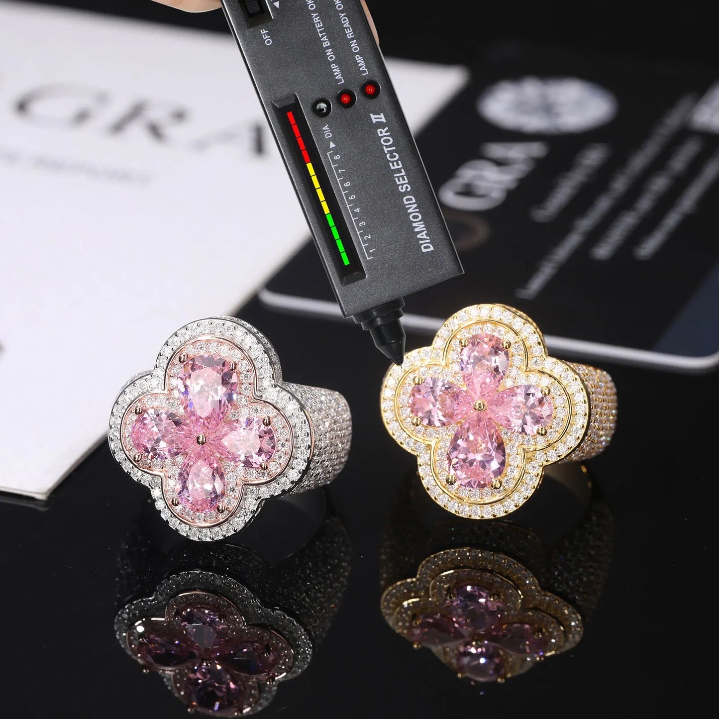 lucky charm me diamond ring