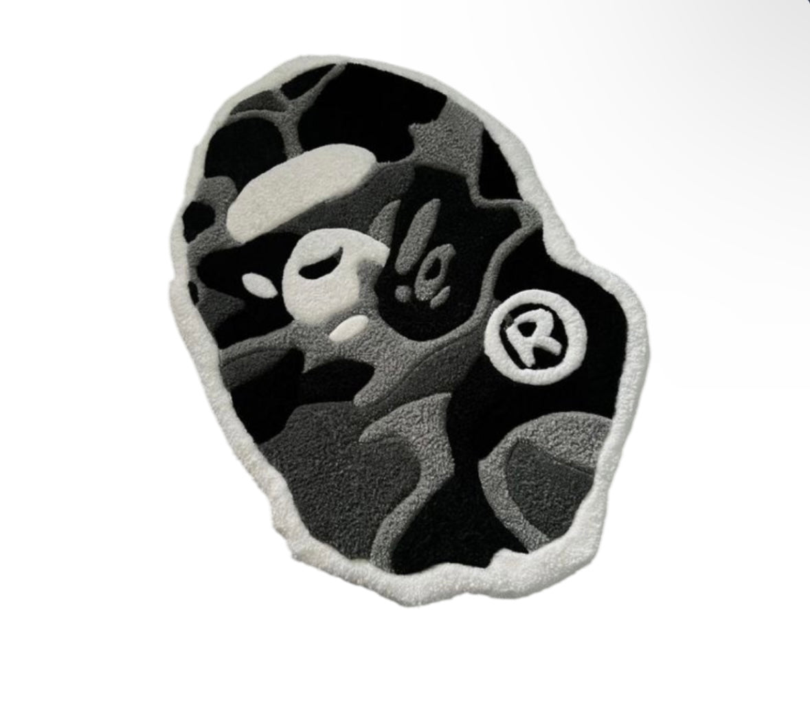 Oreo Gorilla Bape 3ft Rug